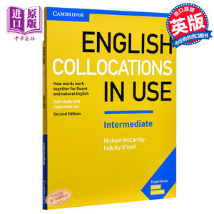 现货剑桥中级英语搭配（配答案）英文原版English Collocations in Use Intermediate