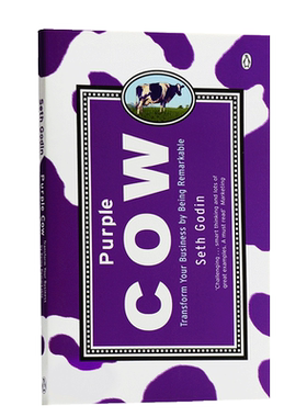 【中商原版】紫牛 英文原版 经管类经典书籍 市场营销理念 Purple Cow 行销大师赛斯高汀 Seth Godin 经济管理