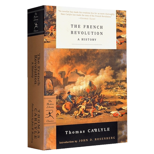 【中商原版】卡莱尔：法国革命 英文原版 French Revolution Thomas Carlyle Modern Library