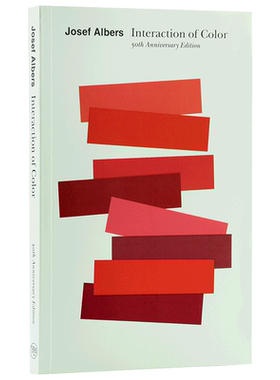 色彩互动学50周年版  Interaction of Color 进口艺术 Josef Albers 色彩构成 平面设计 颜色互动学 艺术理论 Yale【中商原版
