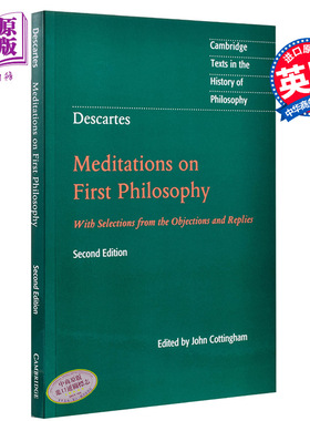 【中商原版】笛卡尔:哲学沉思录 剑桥哲学史经典文本丛书 英文原版 Descartes: Meditations on First Philosophy