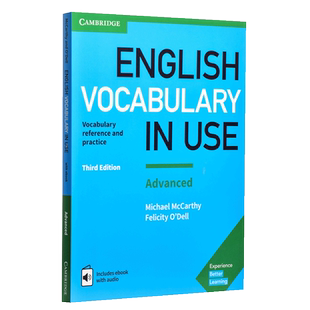 【中商原版】剑桥高级英语词汇 英式英语 配答案和电子书 英文原版English Vocabulary in Use Advanced