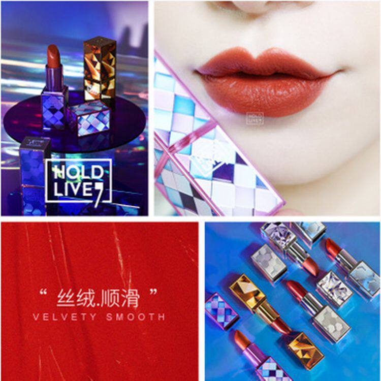 雾面hold live浆果色吃土姨妈色哑光口红小众品牌平价学生不掉色