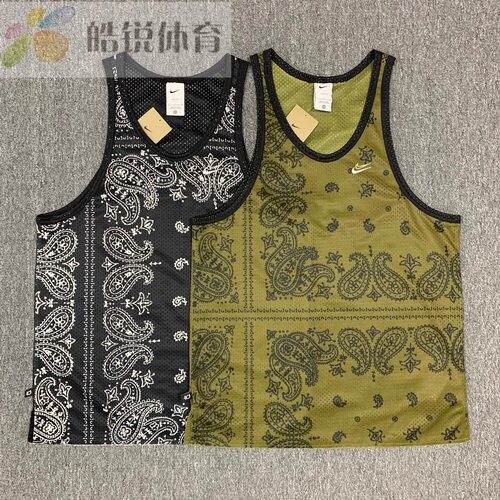 Nike DRI-FIT耐克夏季新款男子无袖篮球休闲运动背心DH7372-010
