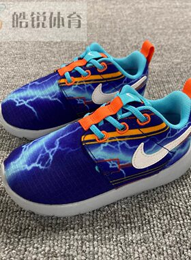 Nike ROSHE Print耐克男女童轻便防滑一脚蹬运动休闲鞋749358-401