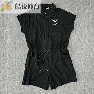 583862 Puma 彪马女子全棉针织透气休闲运动收腰连衣裤