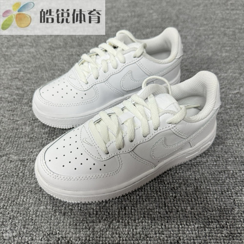 Nike Force 1(PS)耐克中大童AF1纯白休闲运动板鞋 314193-117