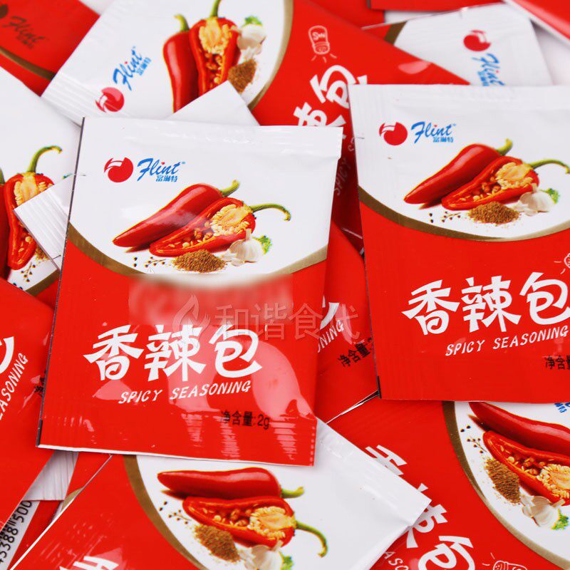 富琳特香辣包 辣椒粉包 约500包 原包装 炸鸡块鸡翅撒料
