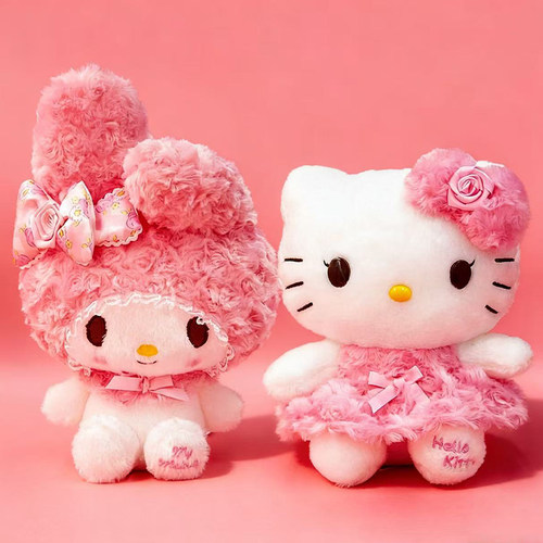 三丽鸥正版HelloKitty毛绒公仔