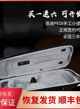 台湾佩迪PEDI三角背带4/4小提琴盒琴包P320V钢骨夹层恒温抗压防震