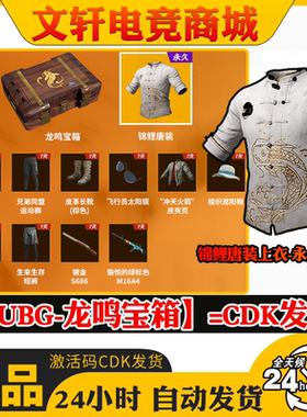 PUBG绝地求生吃鸡龙鸣宝箱兄弟同盟锦鲤唐装箱子激活码兑换码CDK