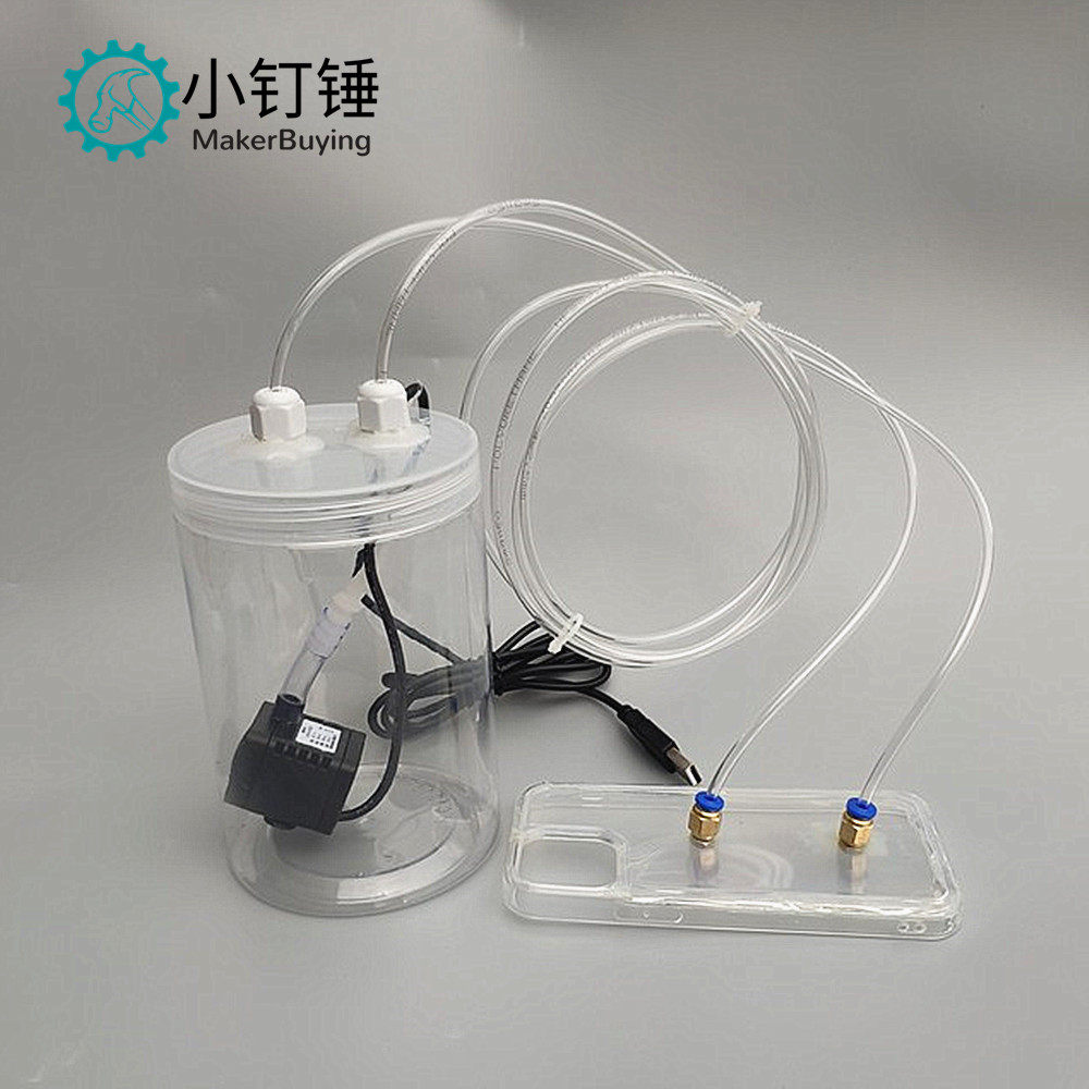 手机壳水冷水箱套装水冷式液冷水泵USB散热器iphone x xr max 12