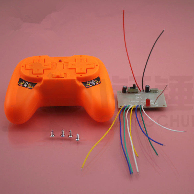 2.4G 8八通道遥控器带接收板 DIY 儿童玩具 船坦克车4-6v无线遥控