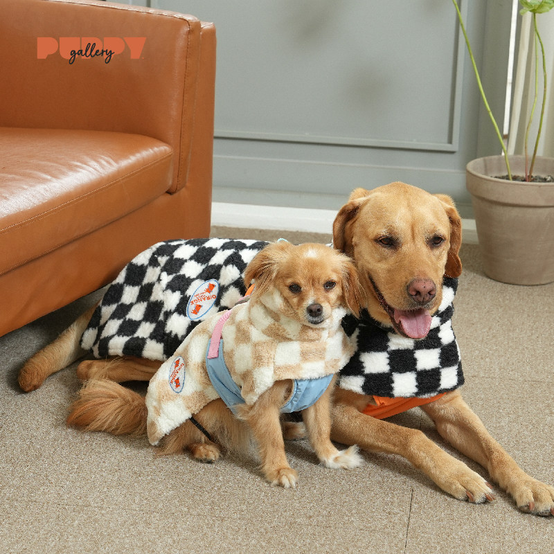 韩国puppygallery棋盘格仿羊羔绒大衣秋冬款狗狗衣服中小型犬,宠物/宠物食品及用品,狗宠物服装/雨衣,淘宝优惠券,粉丝福利购,淘宝优惠卷