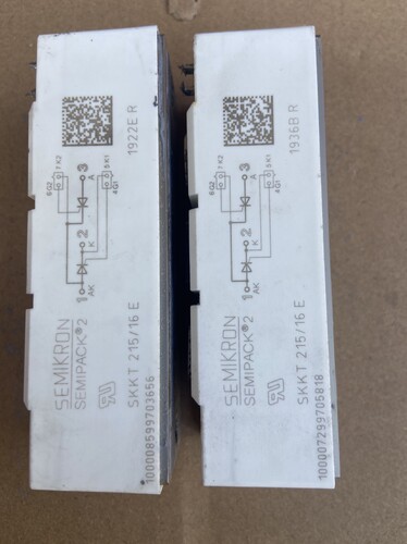 SKKT215/16E SKKT162/16E德国赛米控 软启动可控硅 后极可控硅