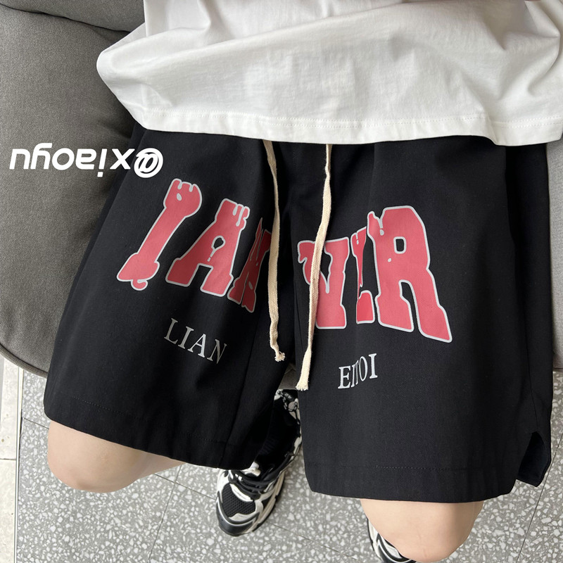 XZ616夏季新款宽松百搭大字母印花休闲五分裤短裤TY356P45控55,男装休闲裤,星座512A（原616）