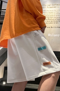 XZ616 夏季新款贴标针织短裤休闲五分裤 TY330 P35控48图片