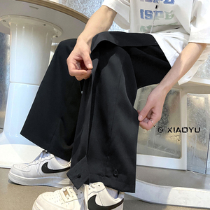 XZ616 春夏季新款假两件扣子西装裤 TY316 P55控68图片