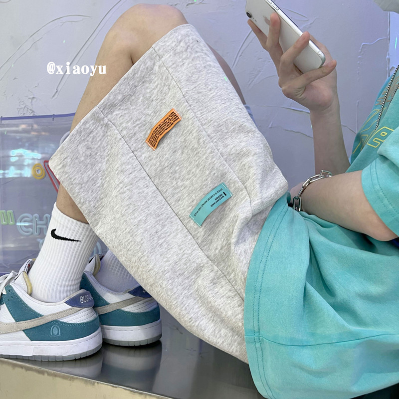 XZ616夏季新款贴标针织短裤休闲五分裤TY330P35控48,男装休闲裤,星座512A（原616）