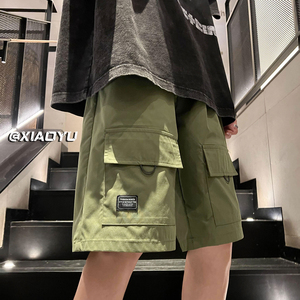 XZ616 新款夏季宽松百搭多口袋短裤五分裤 TY332 P35控48图片