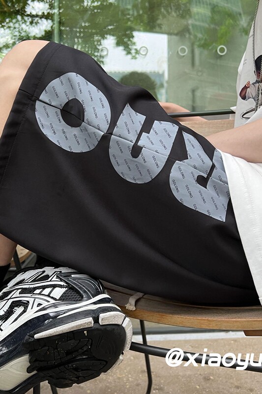 XZ616新款宽松百搭大字母印花冰丝裤休闲五分裤TY352P35控48,男装休闲裤,星座512A（原616）