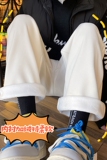冬季新款华夫格贴标加绒加厚保暖卫裤休闲裤XZ616-TY248，男装休闲裤，星座512A（原616）
