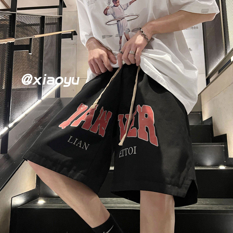 XZ616夏季新款宽松百搭大字母印花休闲五分裤短裤TY356P45控55,男装休闲裤,星座512A（原616）