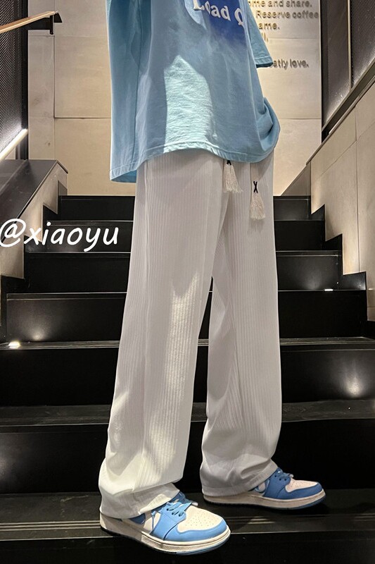 XZ616夏季宽松百搭冰丝裤休闲裤长裤TY346P45控58,男装休闲裤,星座512A（原616）
