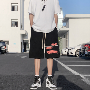 夏季宽松直筒休闲五分运动裤 TY127 P30控39图片