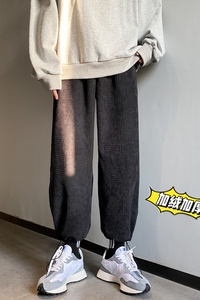 XZ616  秋冬加绒加厚自制灯芯绒休闲裤长裤 TY040 P50 控68图片
