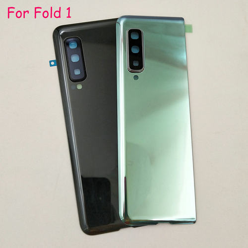 适用于三星折叠 Fold 1 F9000玻璃电池盖 w20手机后壳 F907N后盖