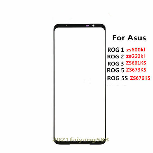适用华硕Phone ZS673KS ZS676KS盖板ZS661KS ZS660KL屏幕玻璃外屏