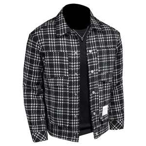 呢料面料小香风 羽绒服格子羽绒服外套 QT730-Y98801-P280图片