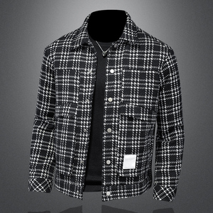 呢料面料小香风 羽绒服格子羽绒服外套 QT730-Y98801-P280图片
