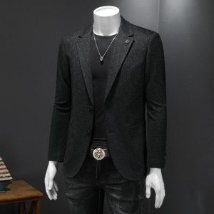 XZ88020/P185羊毛混纺西服外套男商务休闲单西上衣字母暗纹图片