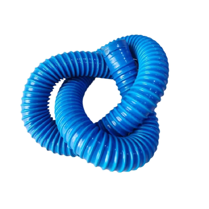 塑料通风管吸尘管蓝色伸缩橡胶管工业软管排风管波纹排水管内径75