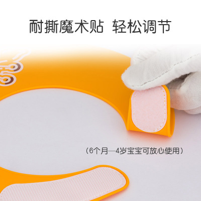 marcus宝宝吃饭硅胶围兜婴儿童口水食饭兜辅食围嘴超软防水立体