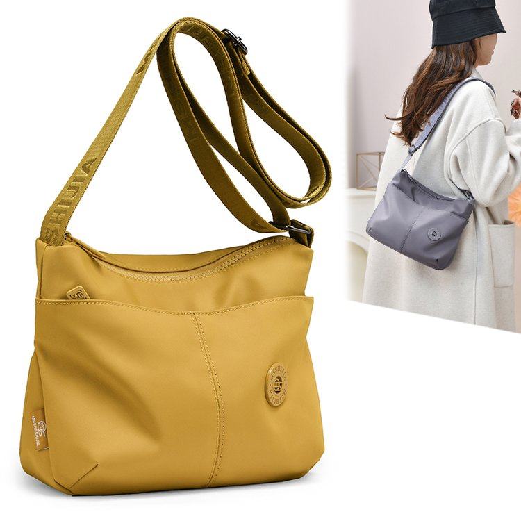 轻便斜挎包防泼水大容量通勤百搭休闲包新款纯色尼龙质感单肩包女,箱包皮具/热销女包/男包,单肩包,淘宝优惠券,粉丝福利购,淘宝优惠卷