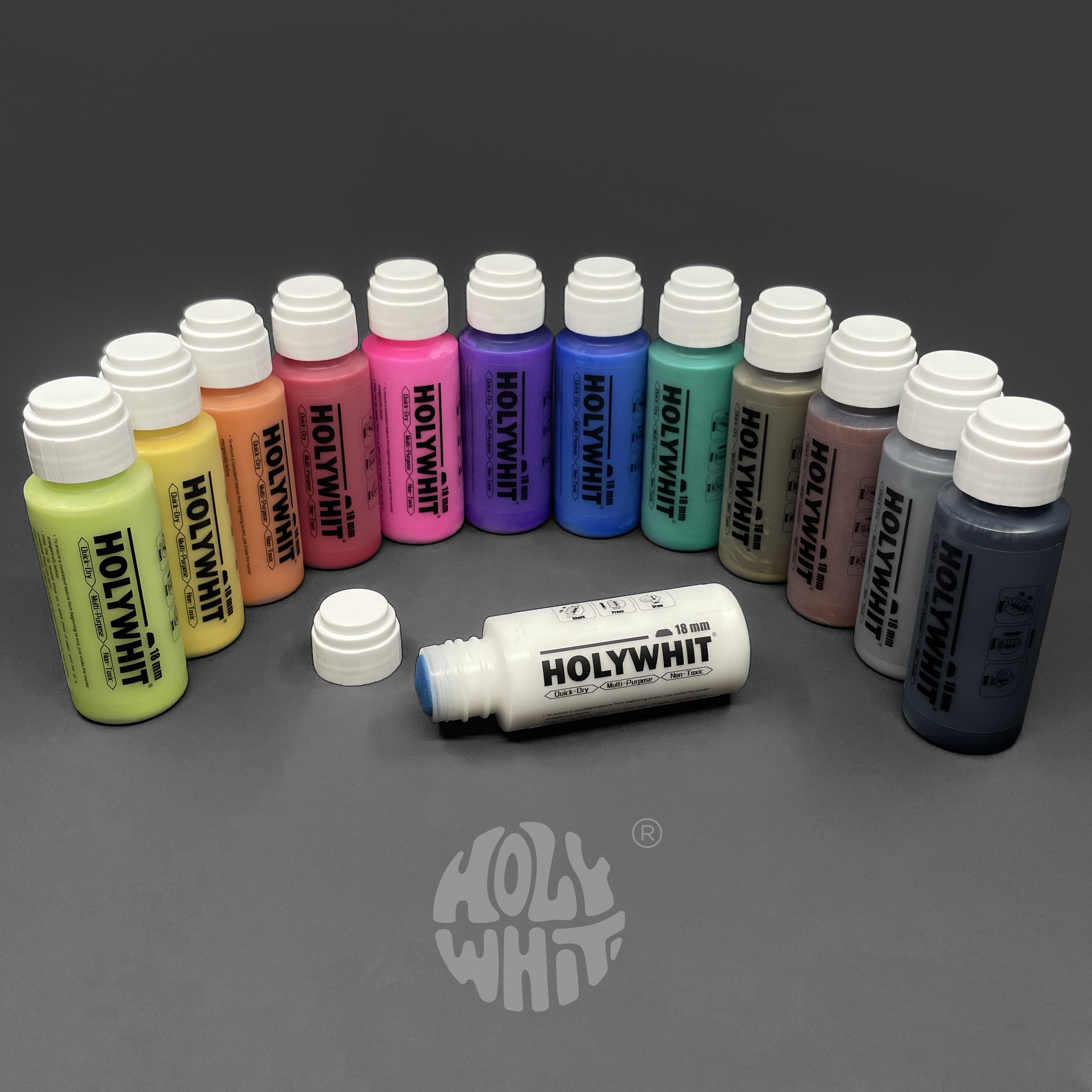 HOLYWHIT涂鸦流淌笔签名笔油漆笔图片
