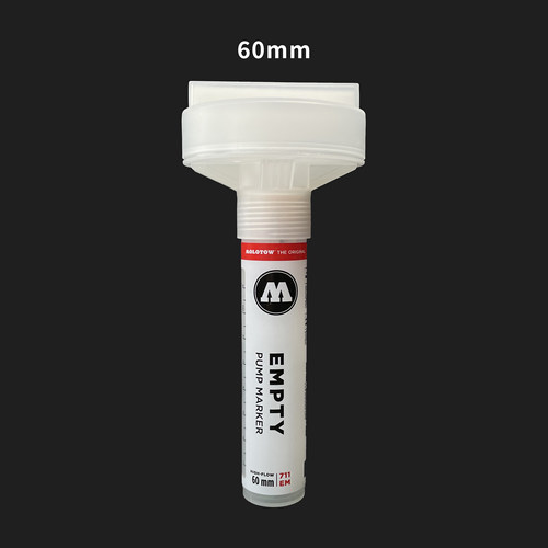 MOLOTOW60mm平头马克笔空笔加墨