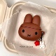 春日部防卫队Fighting｜日韩可爱卡通硅胶黑皮米菲兔古早趣味适用苹果airpods3耳机保护套pro二代新3防摔吊坠