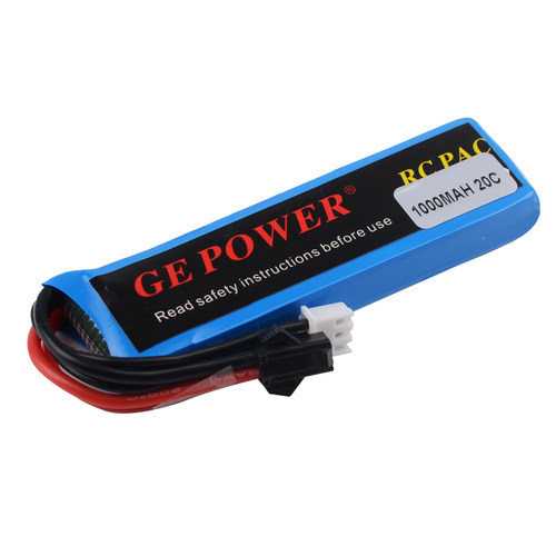 电动玩具软弹枪乐辉维克托slrak大容量2S 7.4v 1000mAh20C锂电池