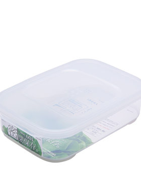 inomata日本进口冰箱保鲜盒塑料透明食品收纳盒便当盒饭盒密封盒