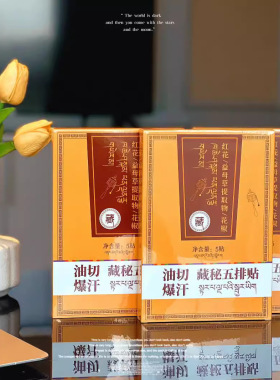 SUSIR藏秘五排贴轻湿贴懒人贴大肚子轻身贴纤姿贴草本植贴5贴/盒
