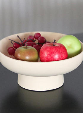 北欧收纳水果盘盘摆件创意简约糖果盘干果零食碗现代样板房装饰品