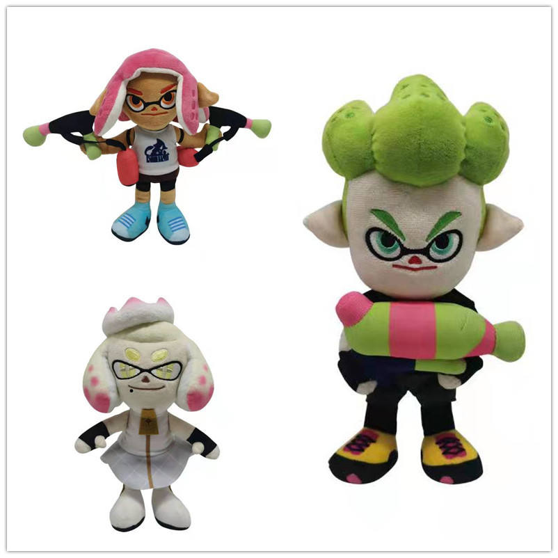 公仔新品3斯普拉遁3splatoon3动漫游戏毛绒玩具
