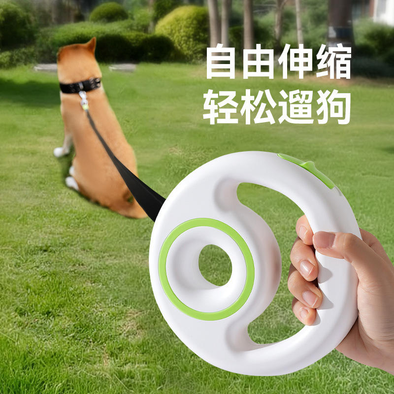 宠物牵引绳自动伸缩牵引带遛狗中小型绳子犬泰迪比熊小狗狗牵引器