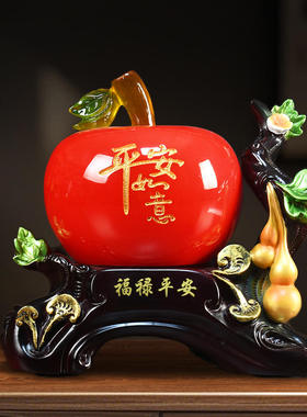 平安吉祥物福禄摆件中式客厅电视酒柜装饰品搬家乔迁新居礼品