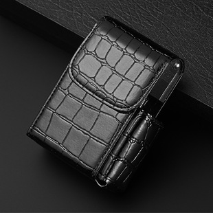 pocket leather cigarette case lighter bag box storagesmoking