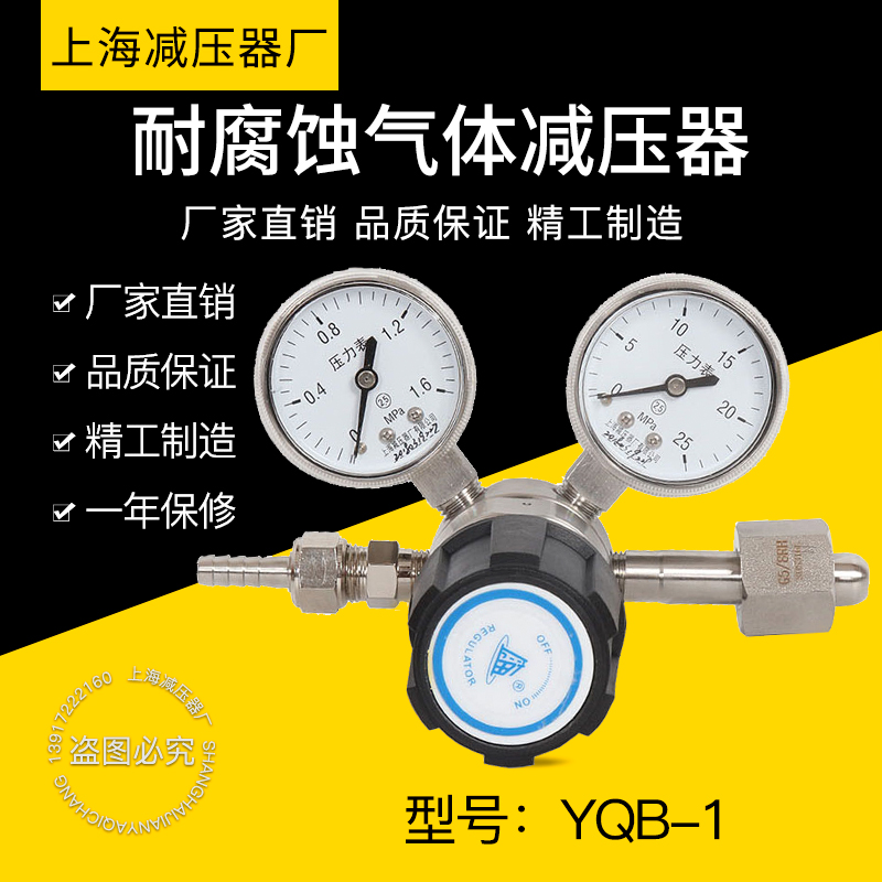 耐腐蚀气体二氧化硫流量计减压器